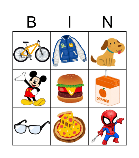 語文協作 Bingo Card