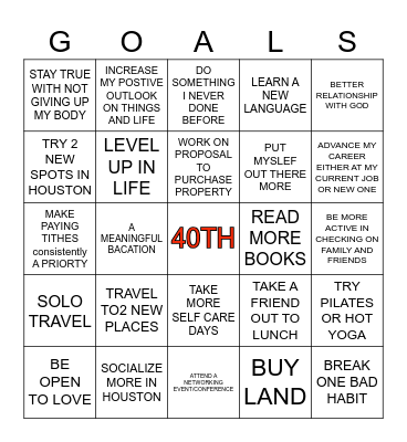 2024 Bingo Card