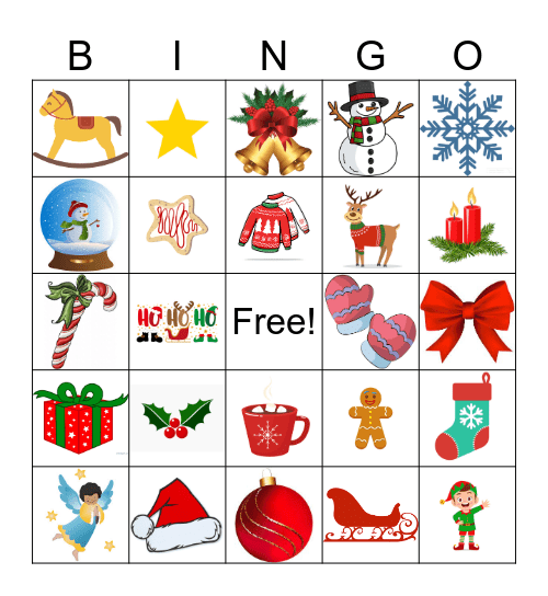 Christmas BINGO Card