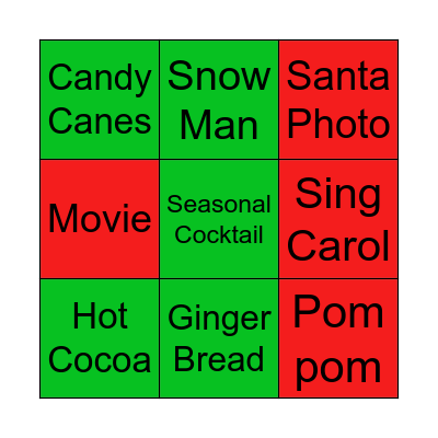 XMAS 2023 Bingo Card