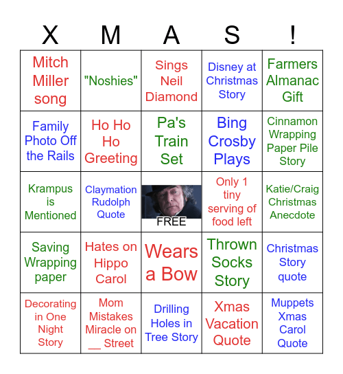 Christmas Tradition Bingo! Bingo Card