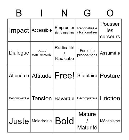Base Bingo Card