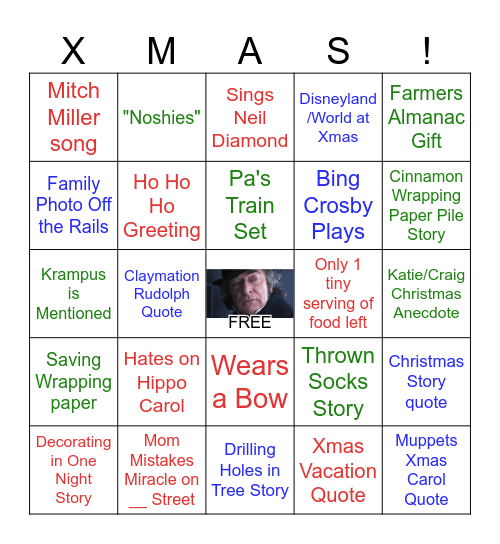 Christmas Tradition Bingo! Bingo Card
