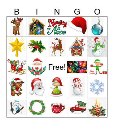 St. A Christmas Bingo Card