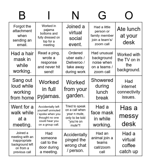 HR Ops Bingo Loco Bingo Card