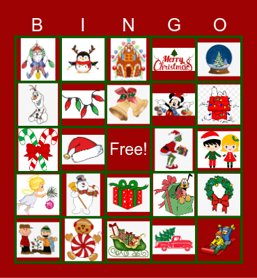 12 Days of Christmas Holiday Bingo! Bingo Card