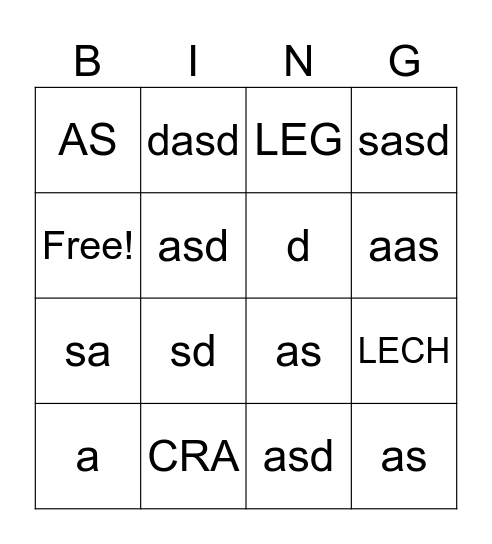 Kluby z Ekstraklasy Bingo Card