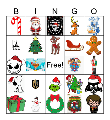 2023 Holiday Decoration Extravaganza Bingo Card