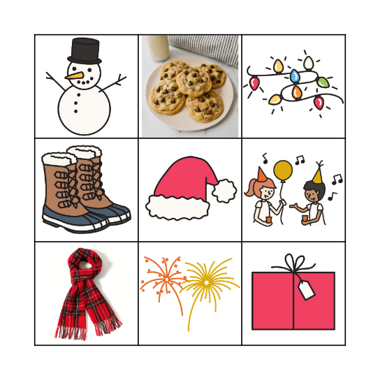 Holiday BINGO! Bingo Card