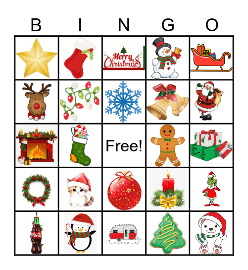 Christmas Bingo Card