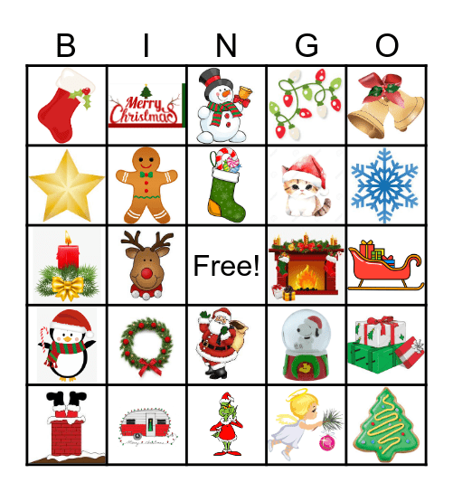 Christmas Bingo Card