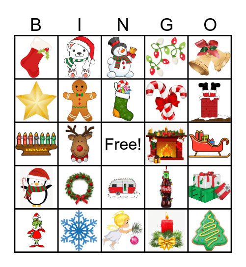 Christmas Bingo Card