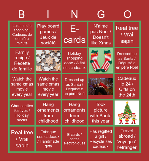 LPM Holiday Bingo Card