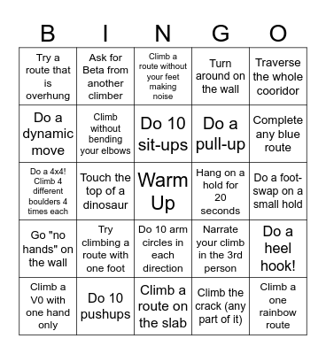 ARG Bingo Card