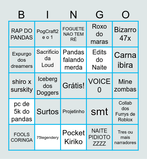 ICEBESTA 2 Bingo Card