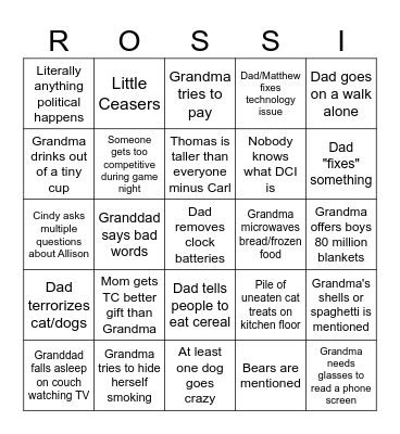 2023 Asheville Bingo Card