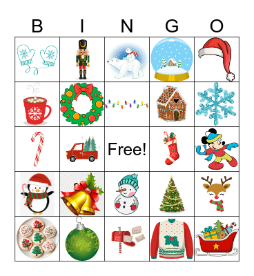 Happy Holidays! Bingo Card