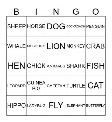 HAPPY EASTER! Bingo Card