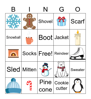 Winter Bingo Card