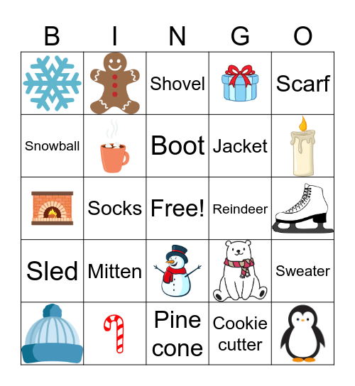 Winter Bingo Card