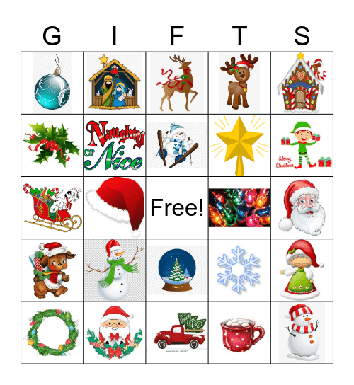 Christmas Bingo Card