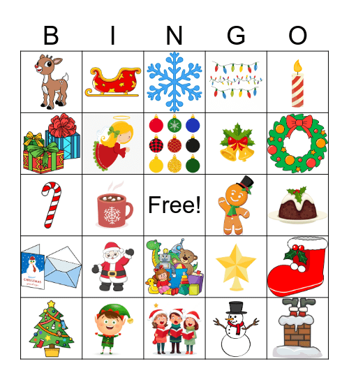 Christmas Bingo Card