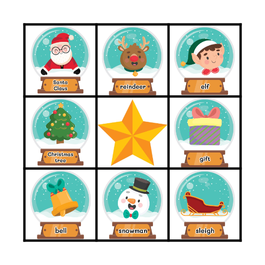 CHRISTMAS BINGO Card