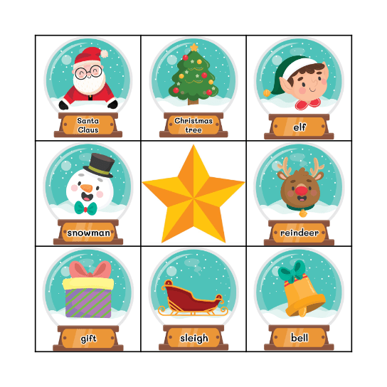 CHRISTMAS BINGO Card