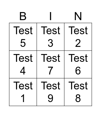Muziek bingo Kerst 2023 Bingo Card