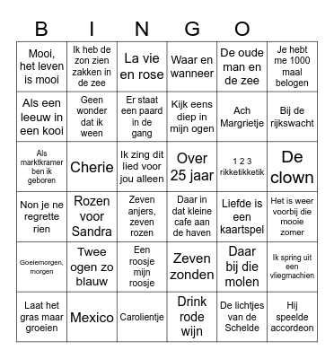 KERSTDAG 2023 Bingo Card