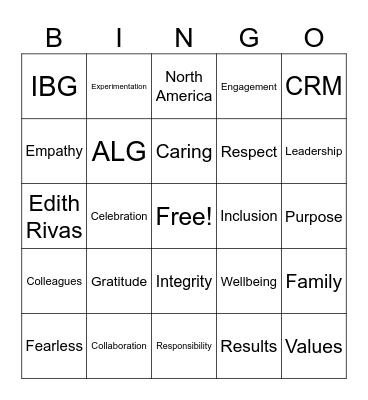 ALG AO Bingo Card