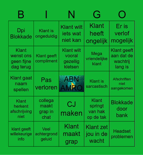 ABN AMRO BINGO Card