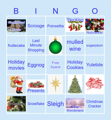 Words of the Season Bingo Card