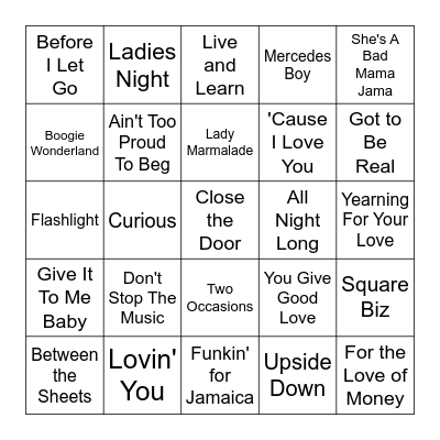 VIBE BINGO LEGENDS ROUND 1 Bingo Card