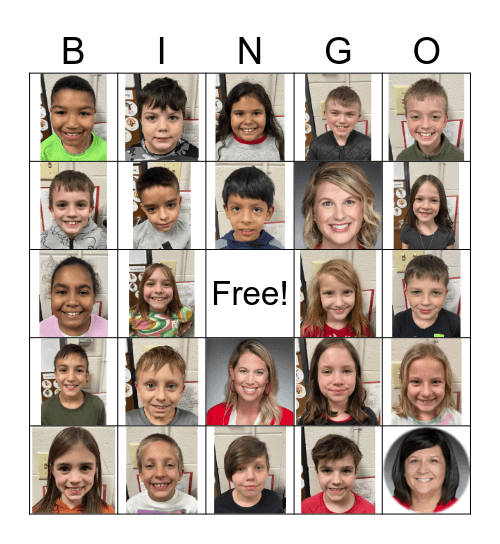 Mrs. Noblett's Class Bingo Card