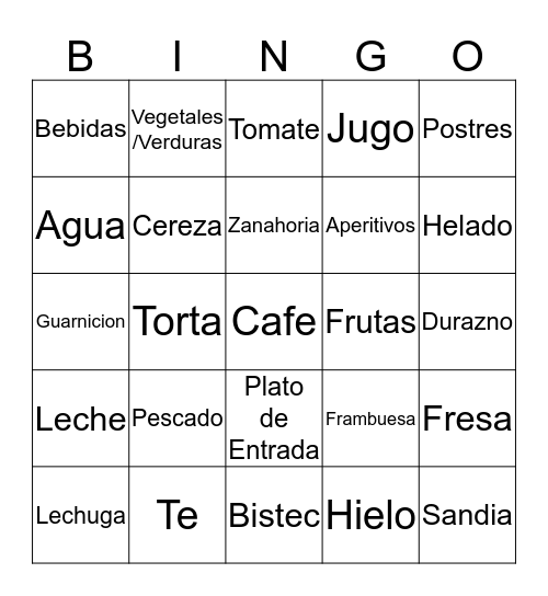 1 Bingo Card