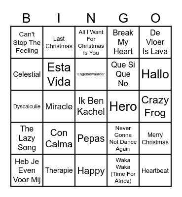 Loket Kerstbingo 2023 Bingo Card