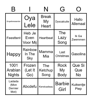 Loket Kerstbingo 2023 Bingo Card