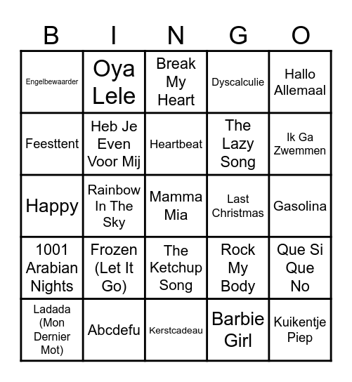 Loket Kerstbingo 2023 Bingo Card