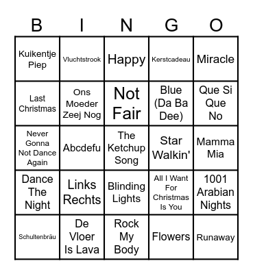 Loket Kerstbingo 2023 Bingo Card