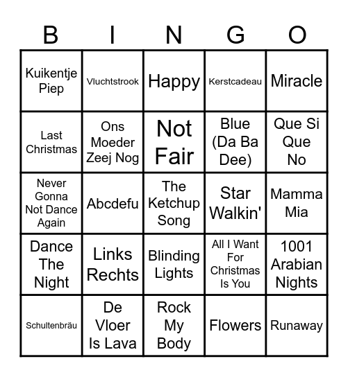 Loket Kerstbingo 2023 Bingo Card