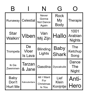 Loket Kerstbingo 2023 Bingo Card