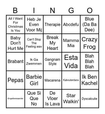 Loket Kerstbingo 2023 Bingo Card
