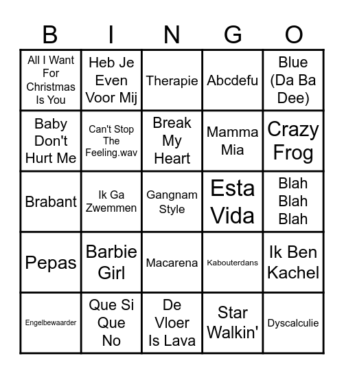 Loket Kerstbingo 2023 Bingo Card