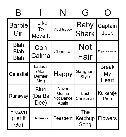 Loket Kerstbingo 2023 Bingo Card
