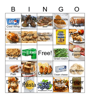 Christmas Nice List Bingo Card