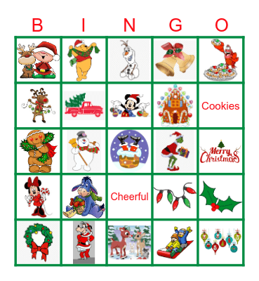 Christmas Bingo Card