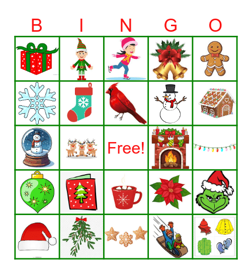 HOLIDAY BINGO Card