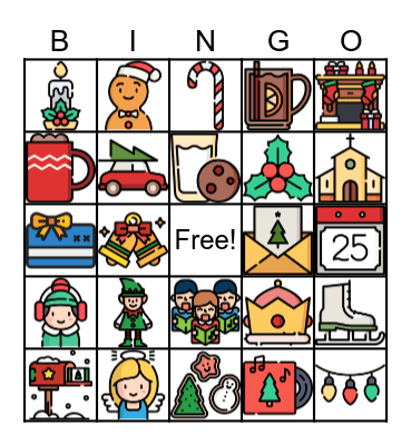 Merry Christmas from Grace! Bingo Card
