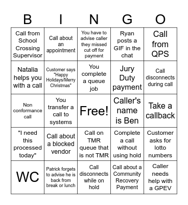 Finance Bingo Card